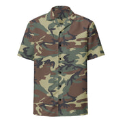 Mimetico Roma 90 Woodland CAMO Unisex Short-Sleeve Button Shirt - Button-Up