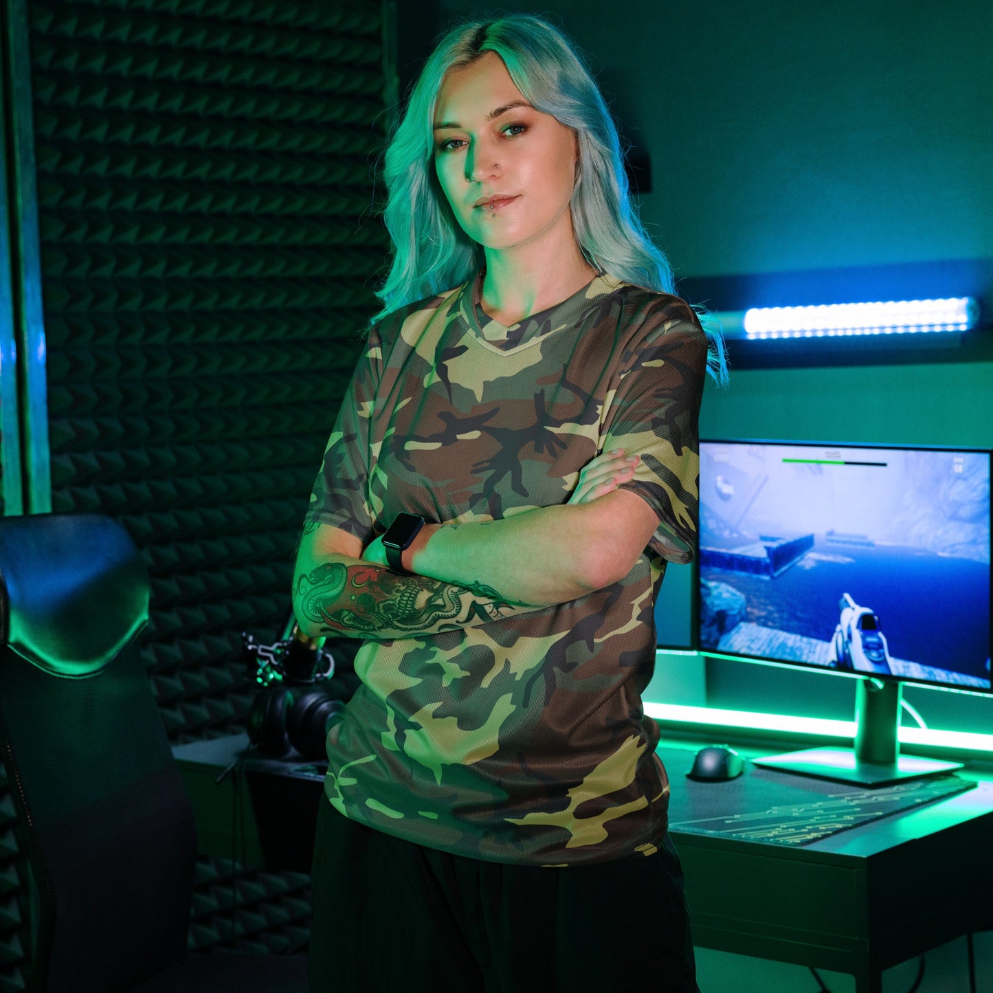 Italian Mimetico Roma 90 Woodland CAMO unisex sports jersey Sports Jerseys