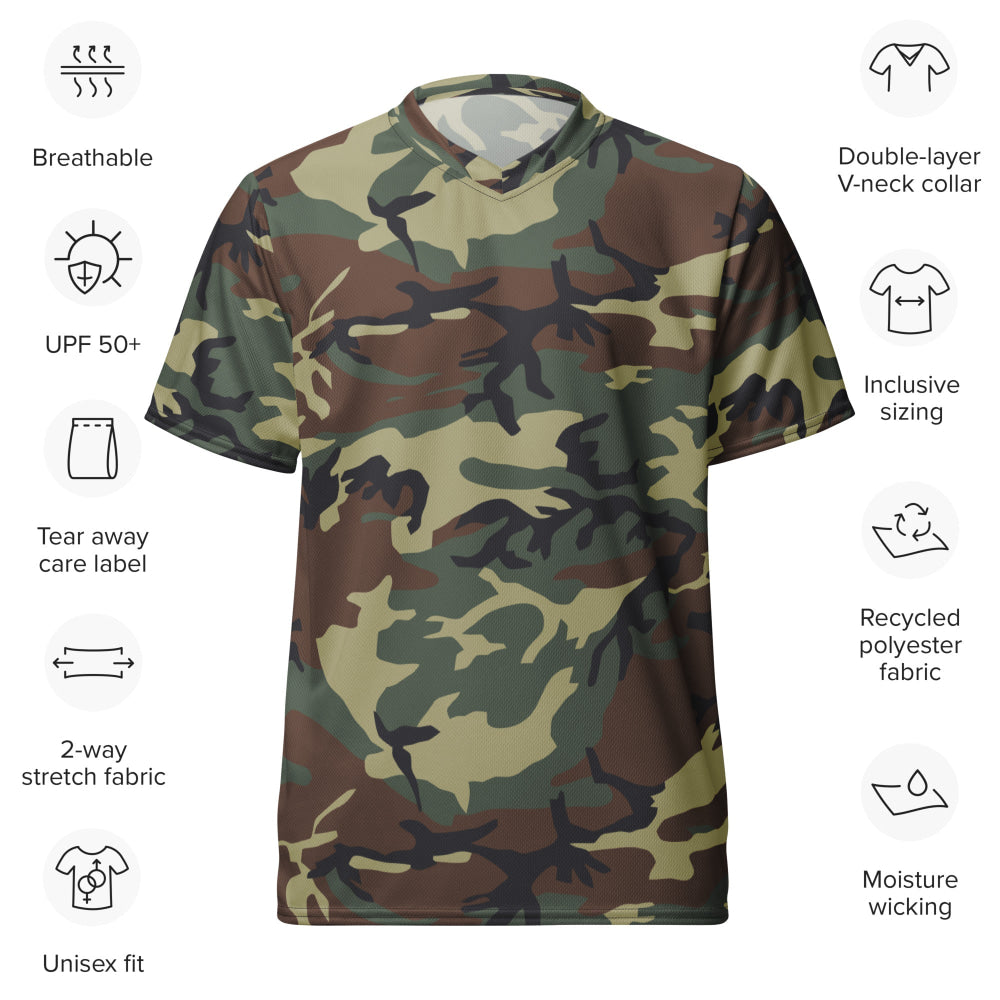 Italian Mimetico Roma 90 Woodland CAMO unisex sports jersey - Unisex Sports Jersey