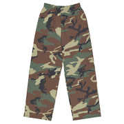 Mimetico Roma 90 Woodland CAMO Unisex Wide-Leg Leisure Pants - 2XS - Pant