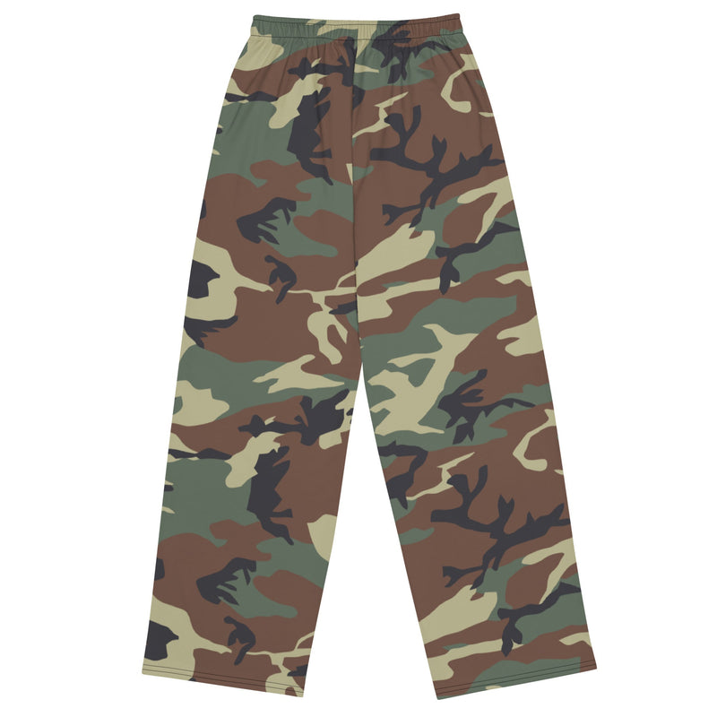 Mimetico Roma 90 Woodland CAMO Unisex Wide-Leg Leisure Pants - Pant