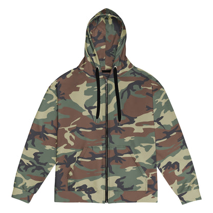 Italian Mimetico Roma 90 Woodland CAMO Unisex zip hoodie 2XS Zip Hoodies