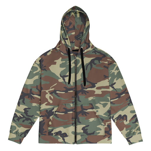 Mimetico Roma 90 Woodland CAMO Unisex Zip Hoodie - 2XS