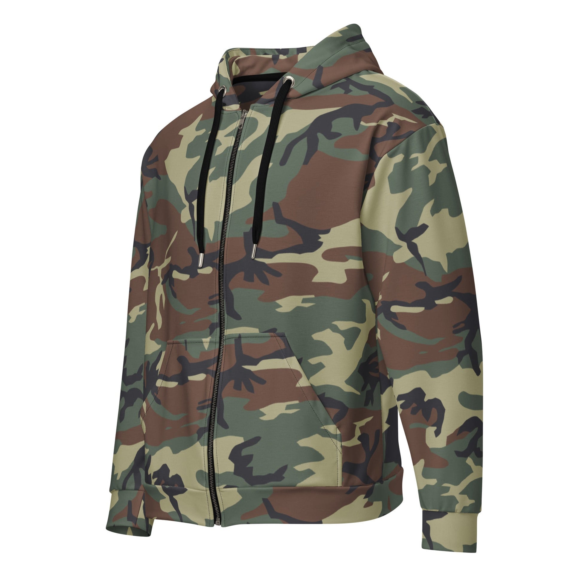 Italian Mimetico Roma 90 Woodland CAMO Unisex zip hoodie Zip Hoodies