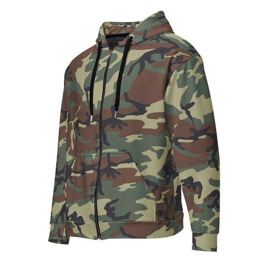 Italian Mimetico Roma 90 Woodland CAMO Unisex zip hoodie Zip Hoodies
