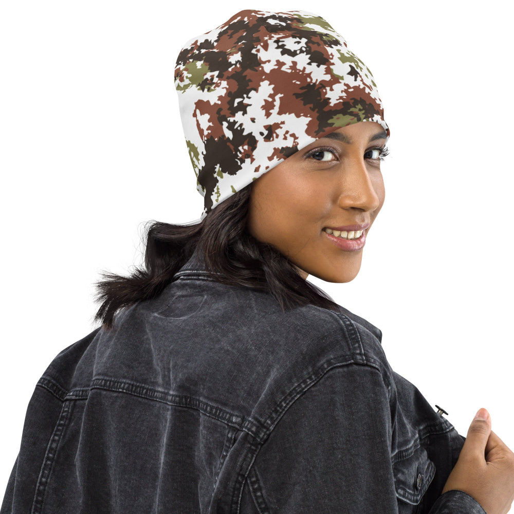 Italian Mimetico Vegetata Alpine CAMO Beanie