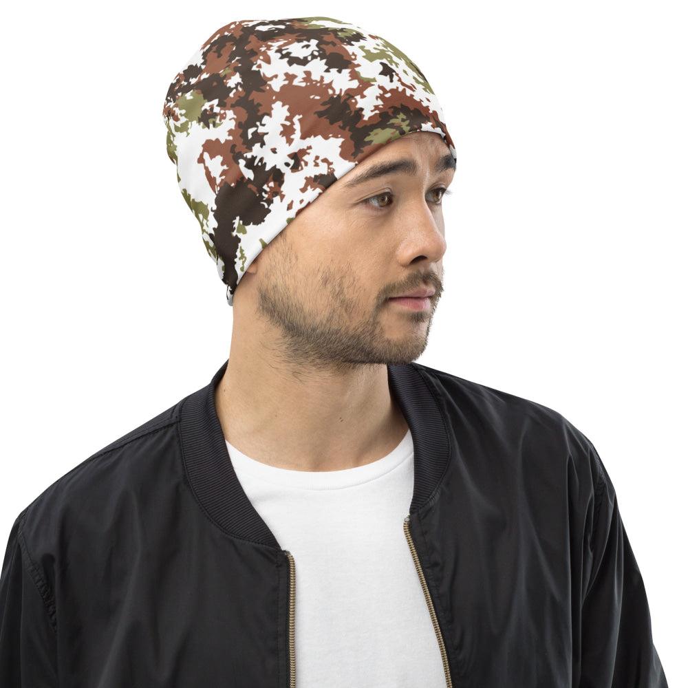 Italian Mimetico Vegetata Alpine CAMO Beanie