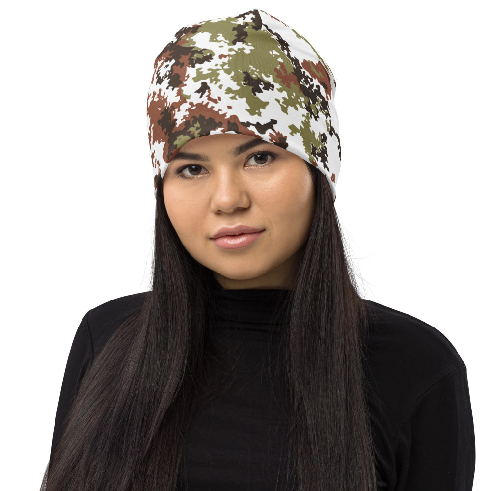 Italian Mimetico Vegetata Alpine CAMO Beanie