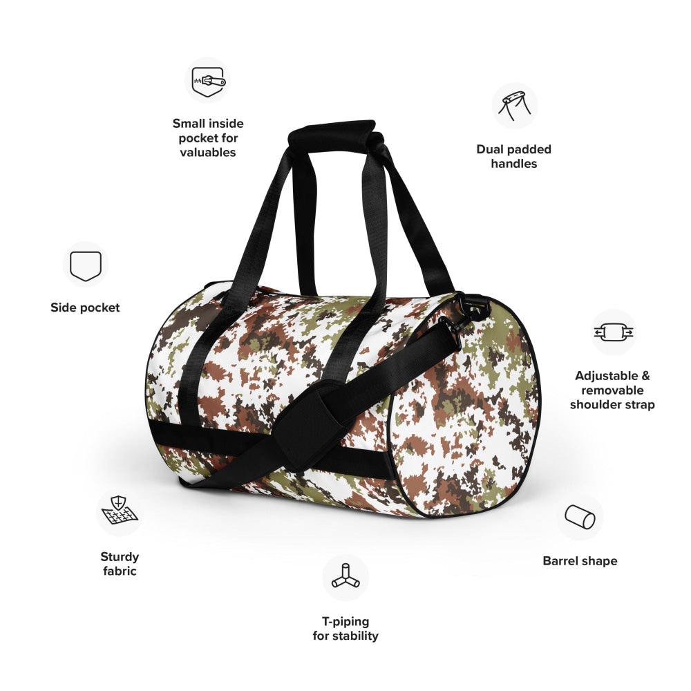 Italian Mimetico Vegetata Alpine CAMO gym bag - Gym Bag