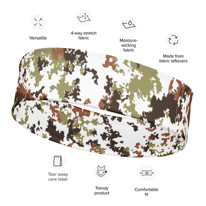 Italian Mimetico Vegetata Alpine CAMO Headband - M