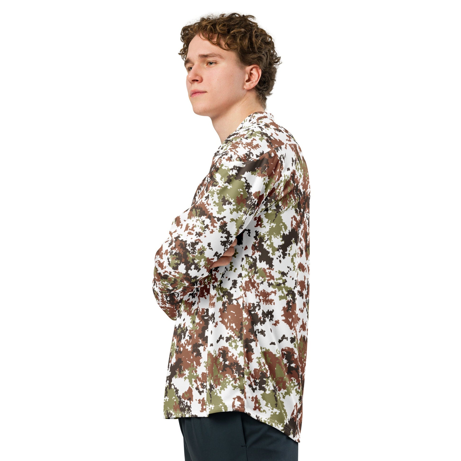 Italian Mimetico Vegetata Alpine CAMO hockey fan jersey 2XS Hockey Jerseys