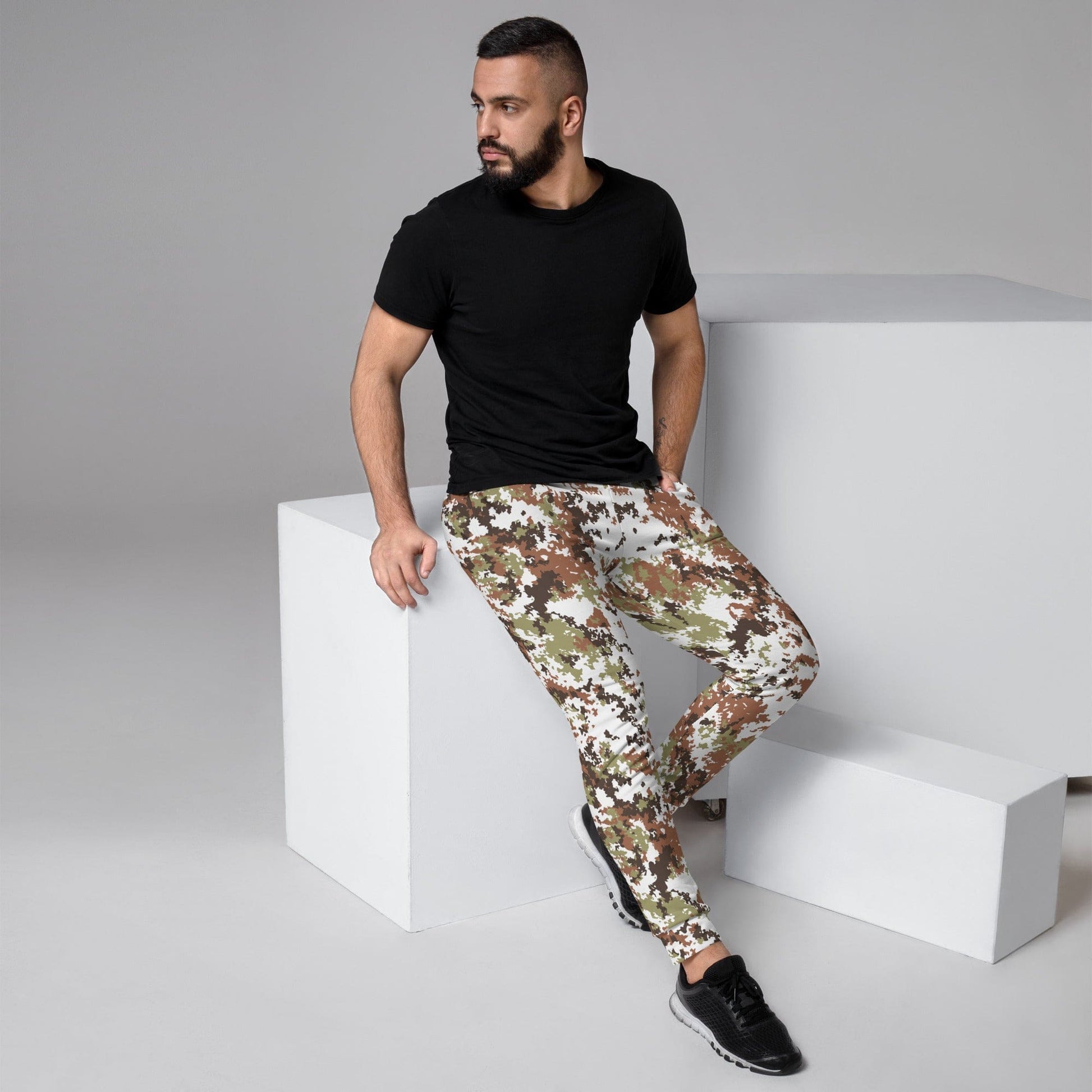 Italian Mimetico Vegetata Alpine CAMO Men’s Joggers - XS - Mens