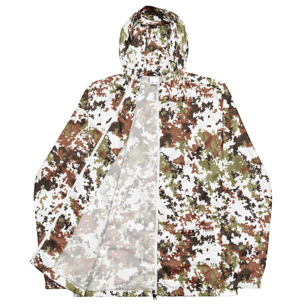 Italian Mimetico Vegetata Alpine CAMO Men’s windbreaker - Mens Windbreaker