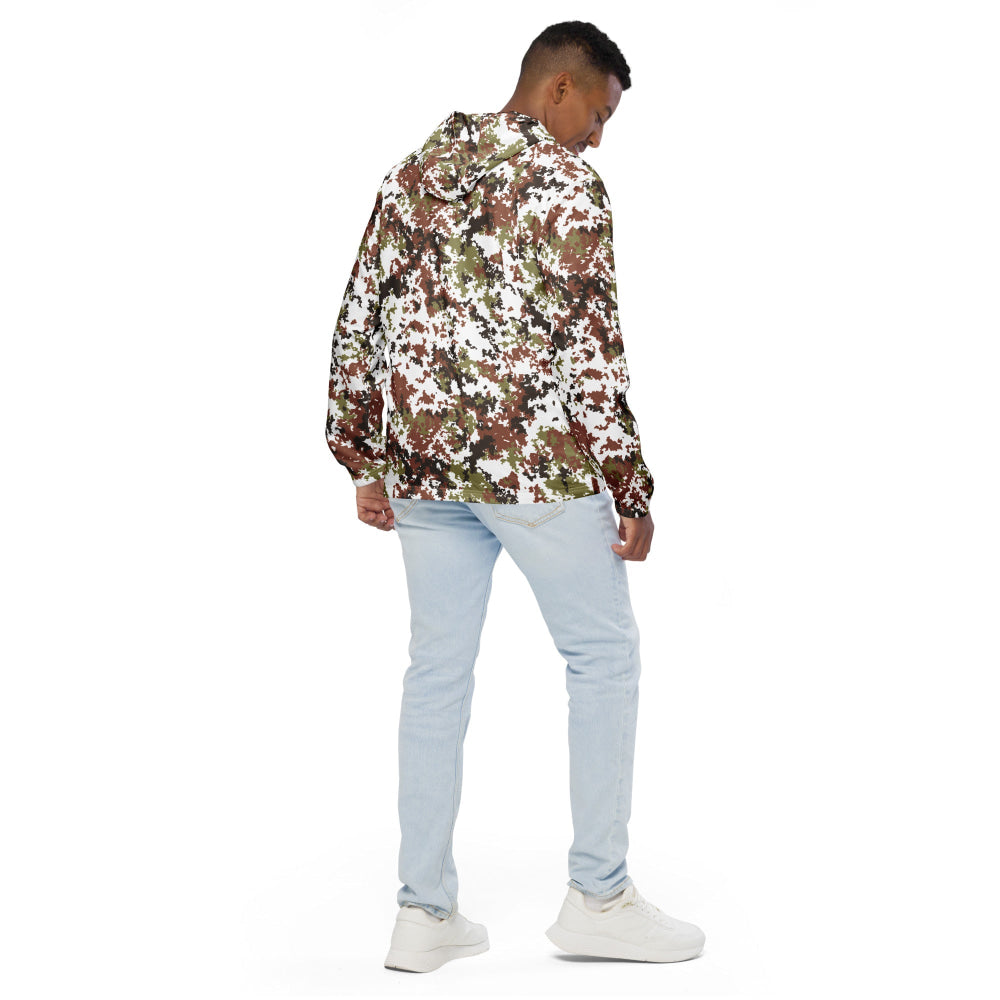 Italian Mimetico Vegetata Alpine CAMO Men’s windbreaker - Mens Windbreaker