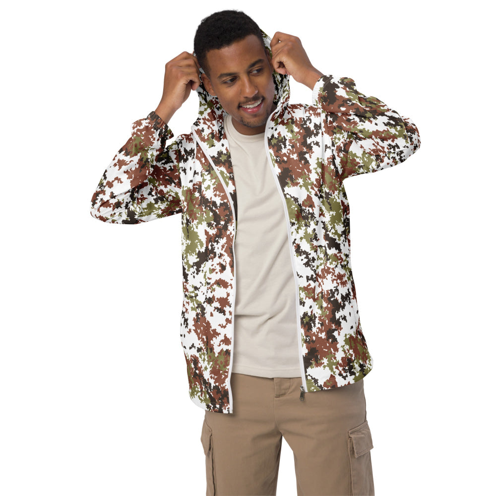 Italian Mimetico Vegetata Alpine CAMO Men’s windbreaker - Mens Windbreaker