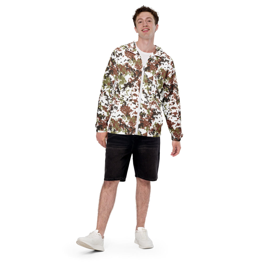 Italian Mimetico Vegetata Alpine CAMO Men’s windbreaker - Mens Windbreaker