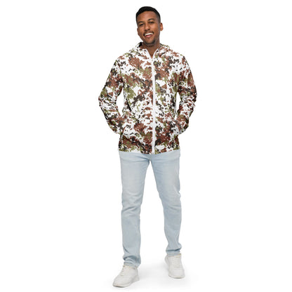 Italian Mimetico Vegetata Alpine CAMO Men’s windbreaker - Mens Windbreaker