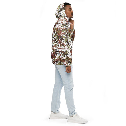 Italian Mimetico Vegetata Alpine CAMO Men’s windbreaker - Mens Windbreaker