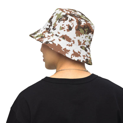 Italian Mimetico Vegetata Alpine CAMO Reversible bucket hat - Bucket Hat