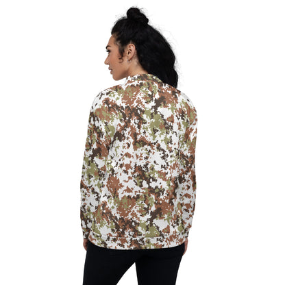 Italian Mimetico Vegetata Alpine CAMO Unisex Bomber Jacket