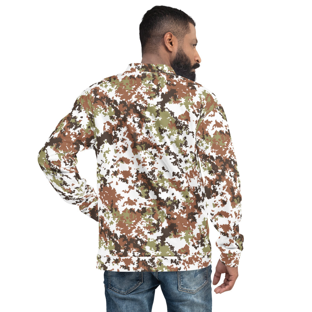 Italian Mimetico Vegetata Alpine CAMO Unisex Bomber Jacket