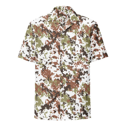 Italian Mimetico Vegetata Alpine CAMO Unisex button shirt - Button Shirt