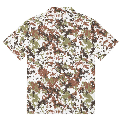 Italian Mimetico Vegetata Alpine CAMO Unisex button shirt - Button Shirt