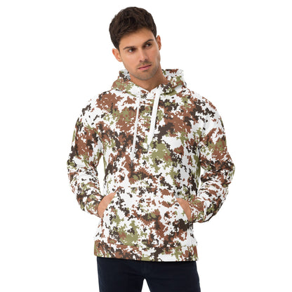 Italian Mimetico Vegetata Alpine CAMO Unisex Hoodie - 2XS