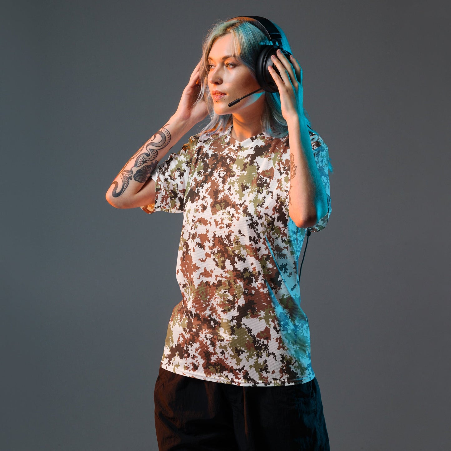 Italian Mimetico Vegetata Alpine CAMO unisex sports jersey - Sports Jerseys