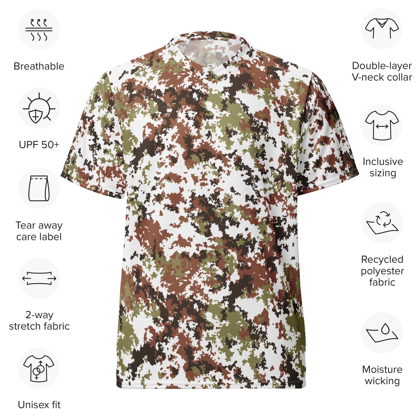 Italian Mimetico Vegetata Alpine CAMO unisex sports jersey - Sports Jerseys