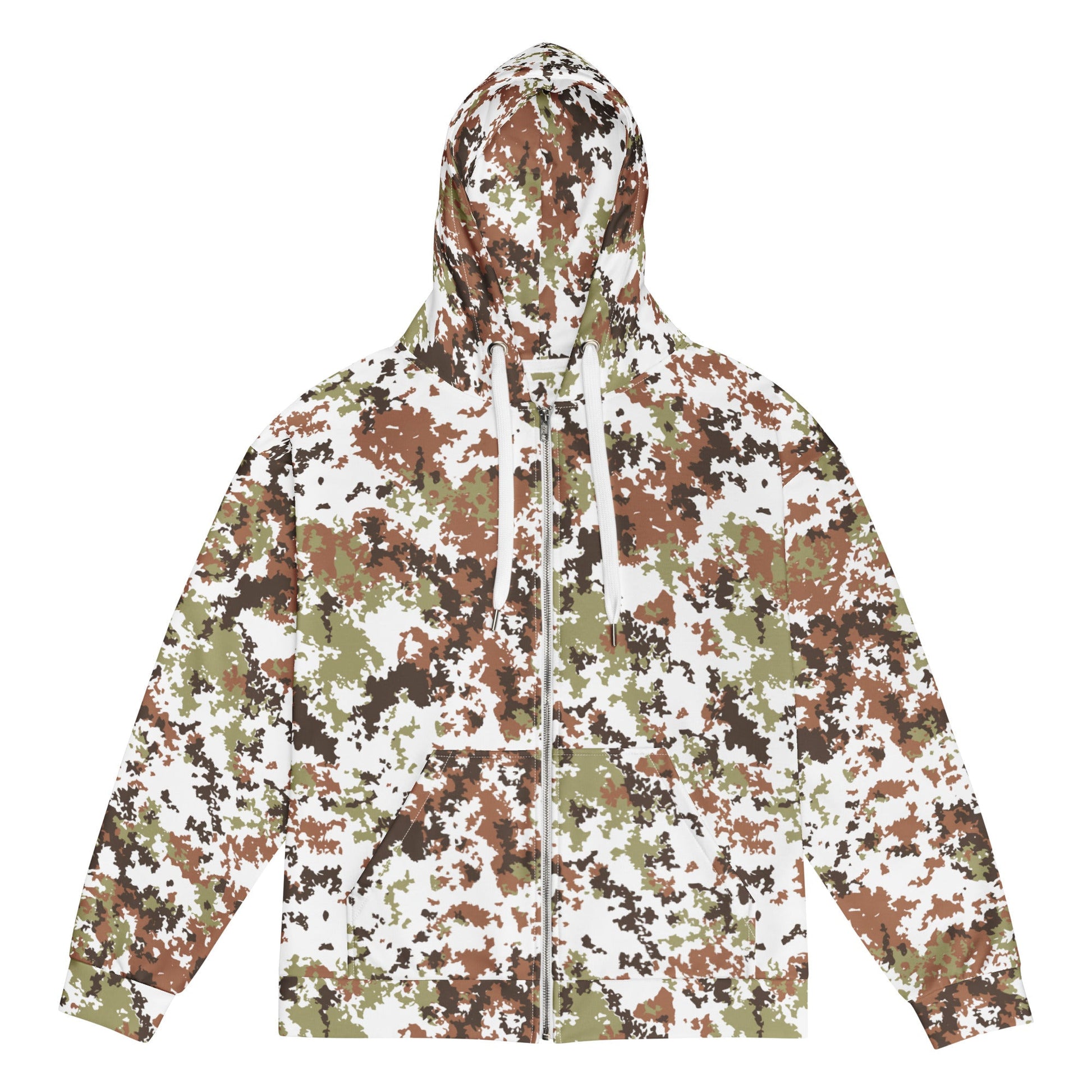 Italian Mimetico Vegetata Alpine CAMO Unisex zip hoodie 2XS Zip Hoodies