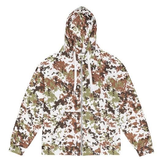 Italian Mimetico Vegetata Alpine CAMO Unisex zip hoodie 2XS Zip Hoodies