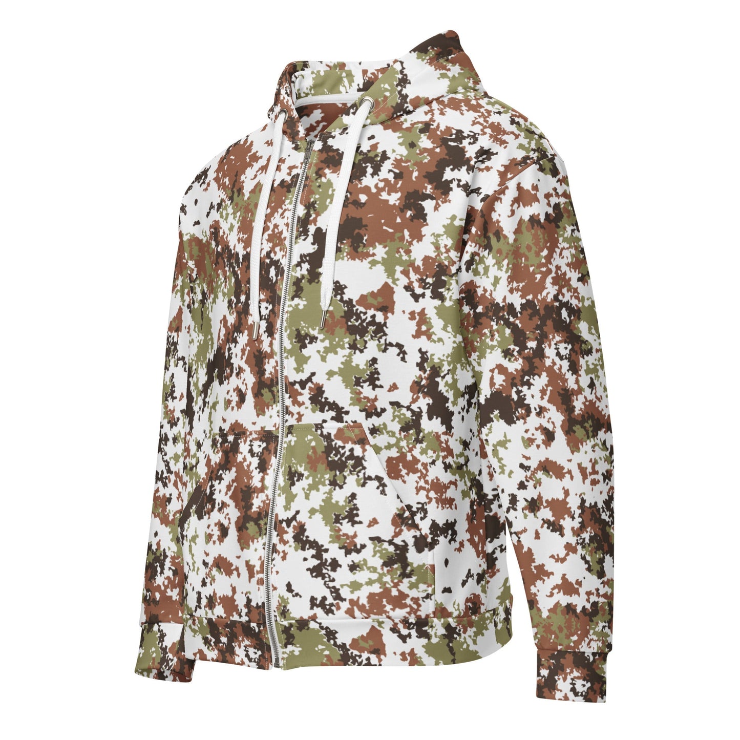 Italian Mimetico Vegetata Alpine CAMO Unisex zip hoodie Zip Hoodies