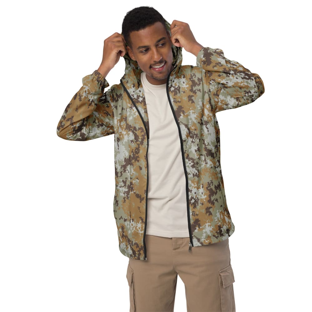 Italian Mimetico Vegetata Desert CAMO Men’s windbreaker - Mens