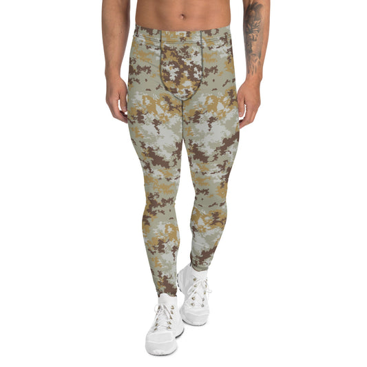 Italian Mimetico Vegetata Desert CAMO Men’s Leggings - XS - Mens