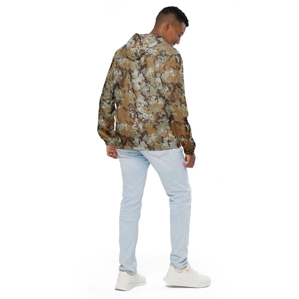 Italian Mimetico Vegetata Desert CAMO Men’s windbreaker - Mens Windbreaker