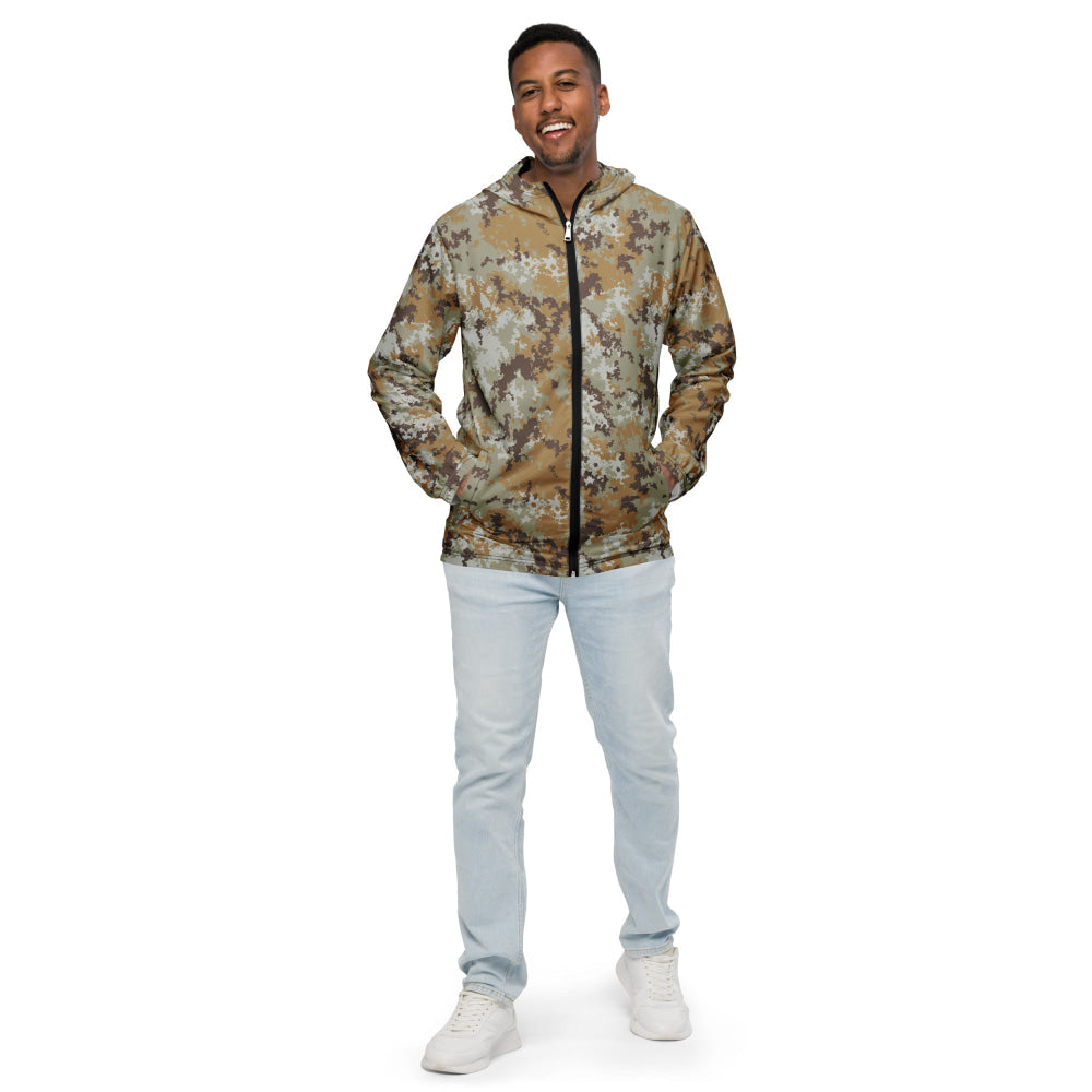 Italian Mimetico Vegetata Desert CAMO Men’s windbreaker - Mens Windbreaker