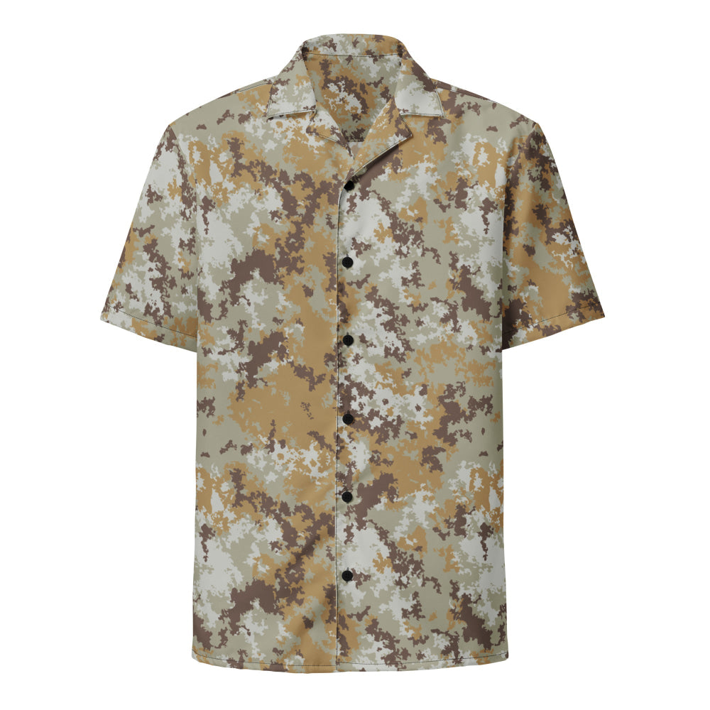 Italian Mimetico Vegetata Desert CAMO Unisex button shirt - Button Shirt