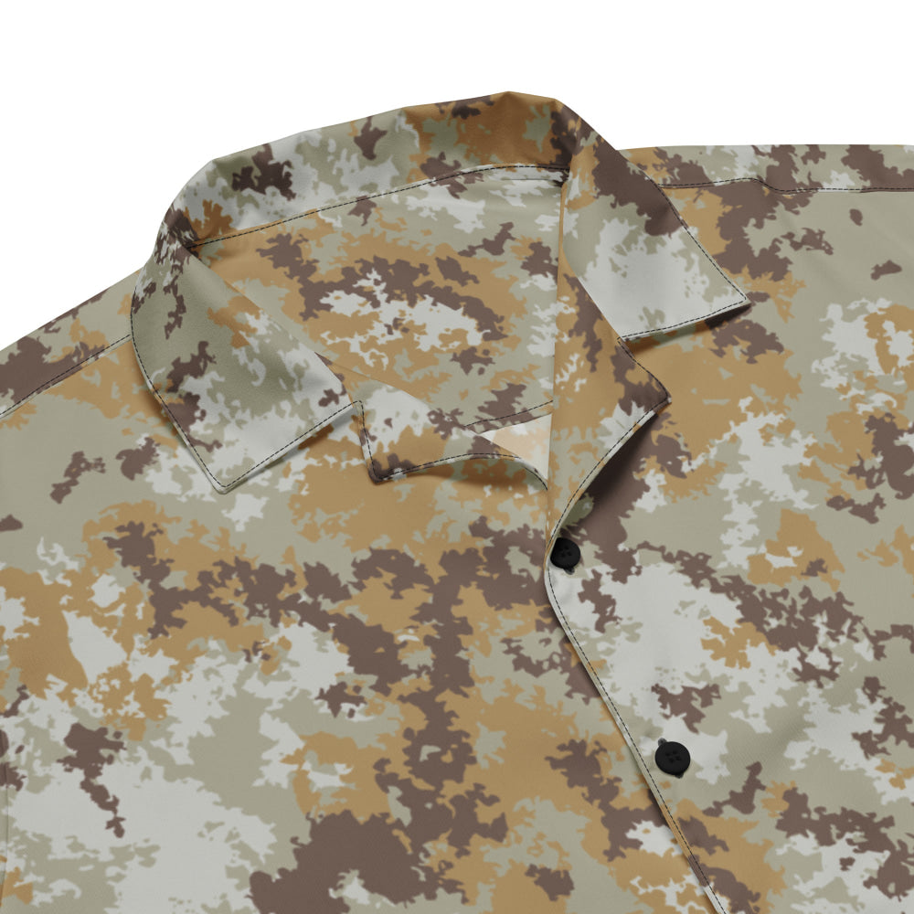 Italian Mimetico Vegetata Desert CAMO Unisex button shirt - Button Shirt