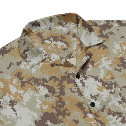 Italian Mimetico Vegetata Desert CAMO Unisex button shirt - Button Shirts