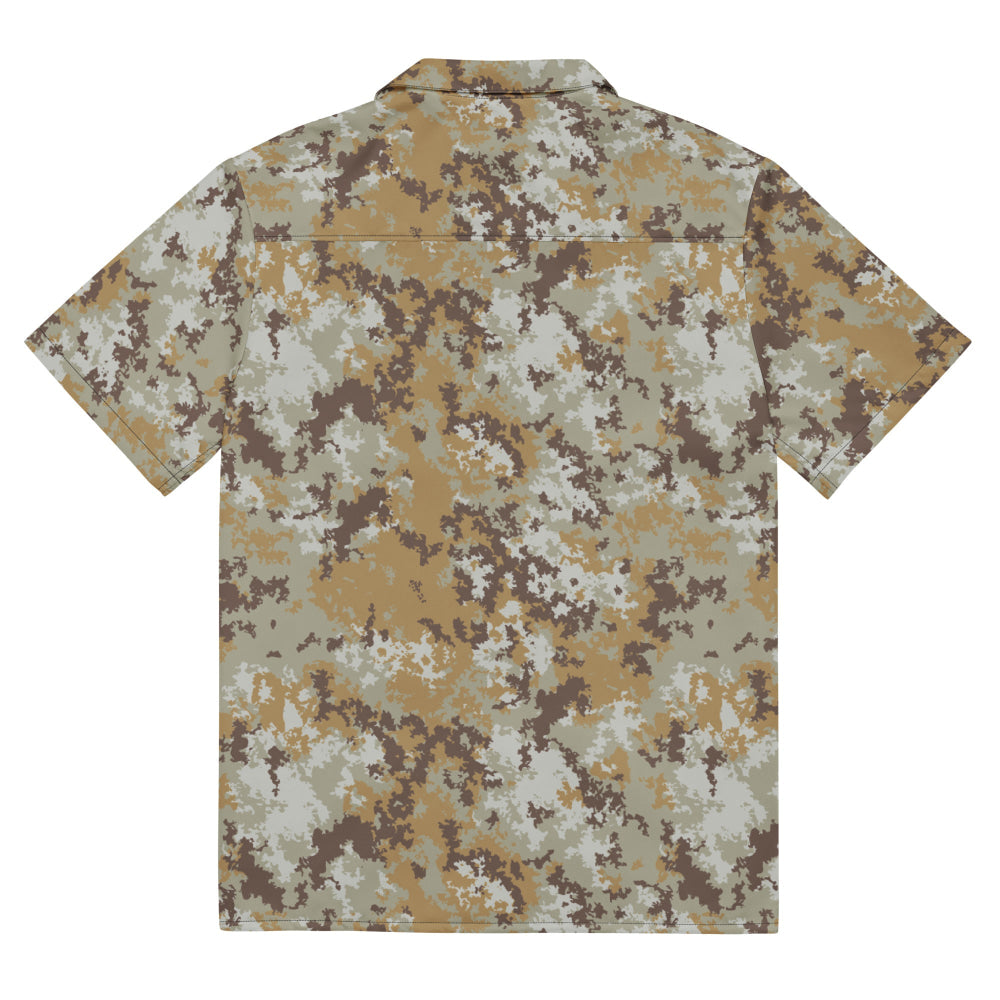 Italian Mimetico Vegetata Desert CAMO Unisex button shirt - Button Shirt