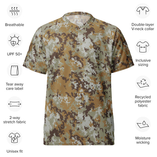 Italian Mimetico Vegetata Desert CAMO unisex sports jersey - Sports Jerseys