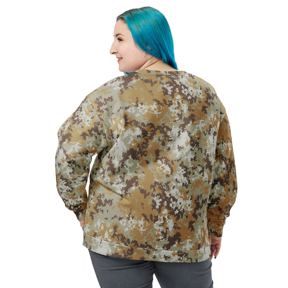 Italian Mimetico Vegetata Desert CAMO Unisex Sweatshirt