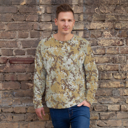 Italian Mimetico Vegetata Desert CAMO Unisex Sweatshirt - XS