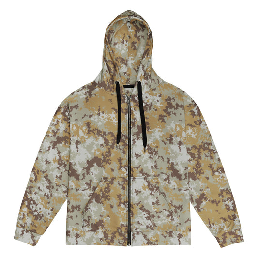 Italian Mimetico Vegetata Desert CAMO Unisex zip hoodie - Zip Hoodie