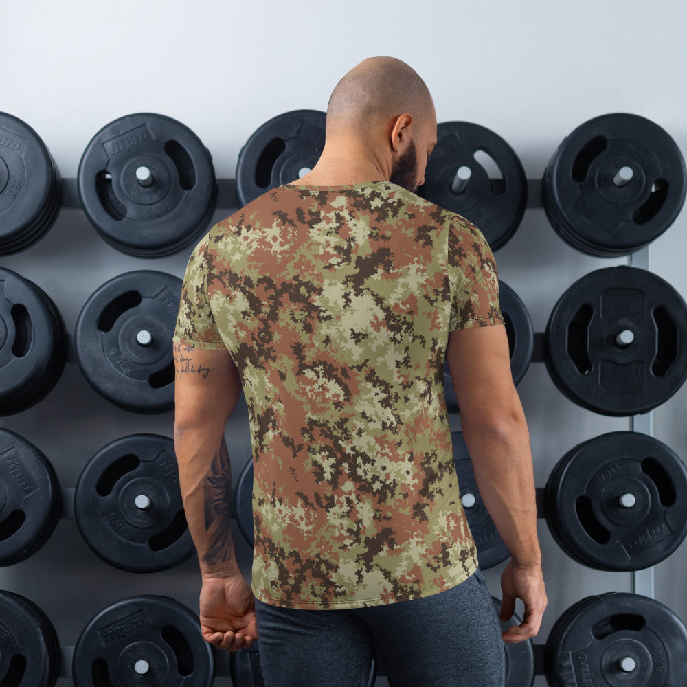 Italian Mimetico Vegetata CAMO Men’s Athletic T-shirt - Mens T-Shirt