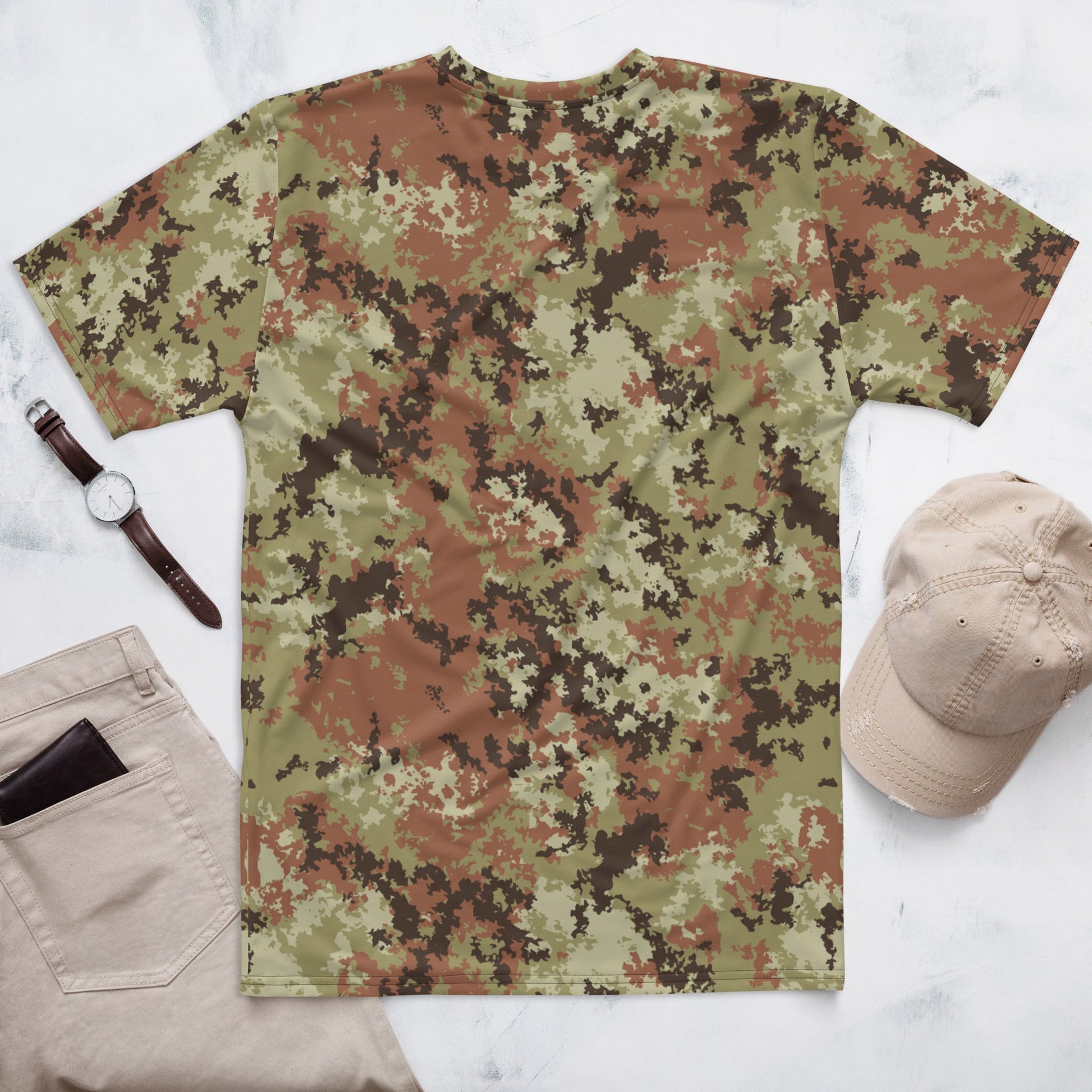 Italian Mimetico Vegetata CAMO Mens T-shirt - T-Shirts