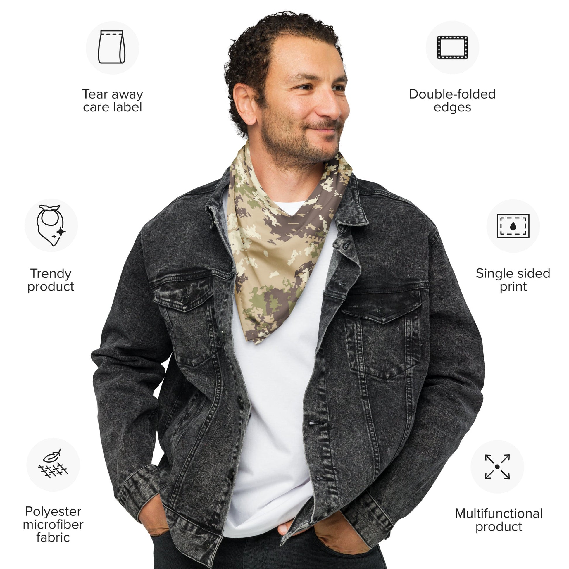 Italian Mimetico Vegetata Multiland CAMO bandana - Bandanas