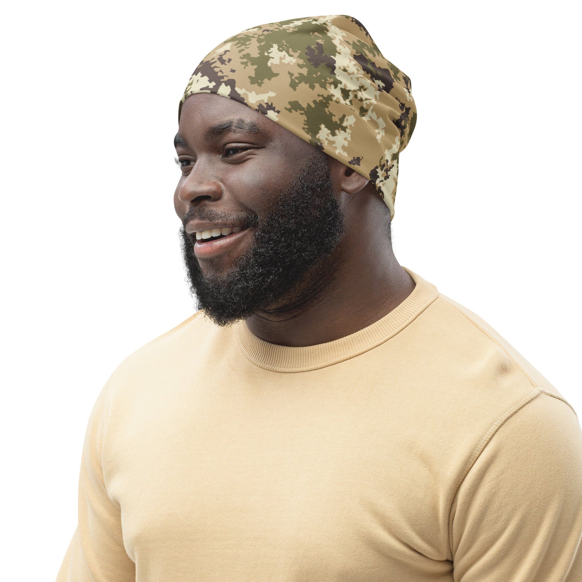 Italian Mimetico Vegetata Multiland CAMO Beanie - Beanies