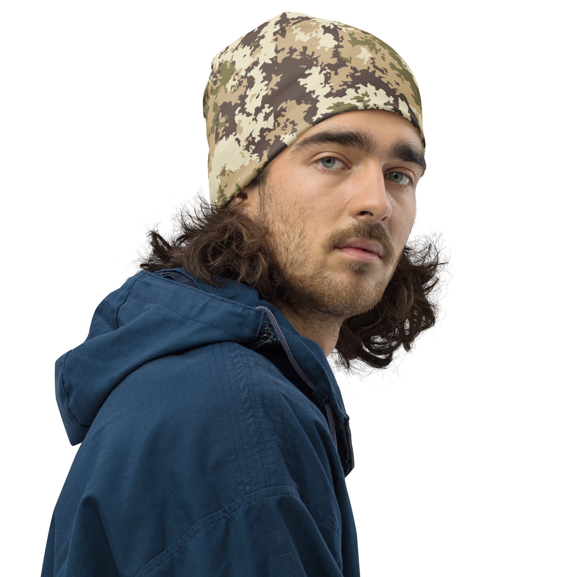 Italian Mimetico Vegetata Multiland CAMO Beanie - Beanies